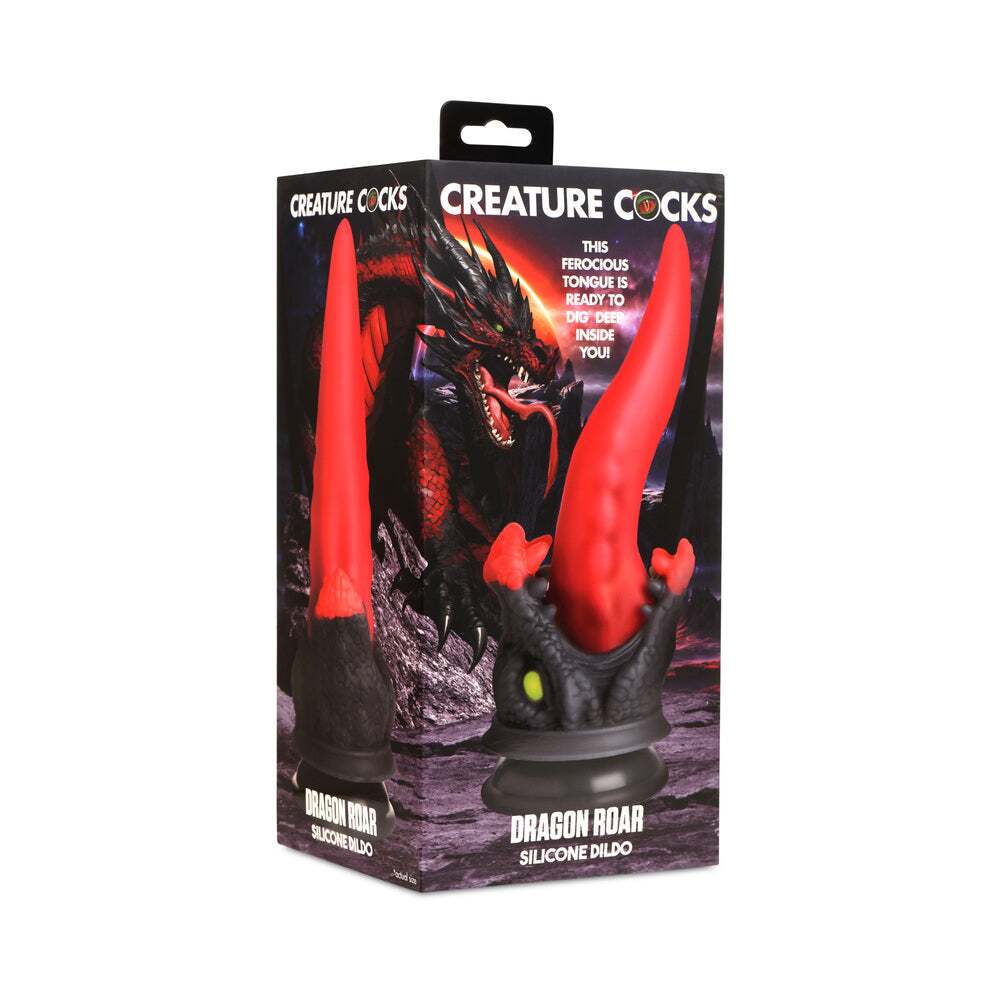 Dildo by XR Brands in Multi-Color shown for use by Her or Him
