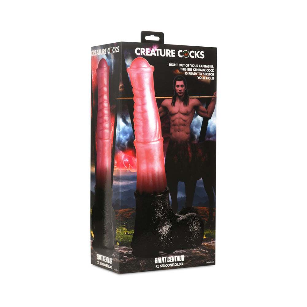 Dildo by XR Brands in Multi-Color shown for use by Her or Him