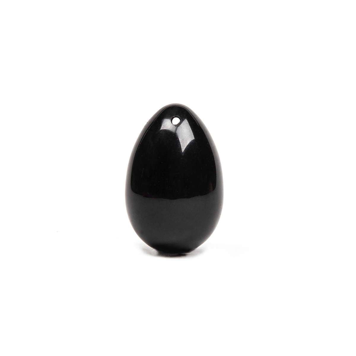 Buy Chakrubs Xaga Yoni Egg Obsid nondrilled kegel exercise device for pelvic floor muscle strengthening.