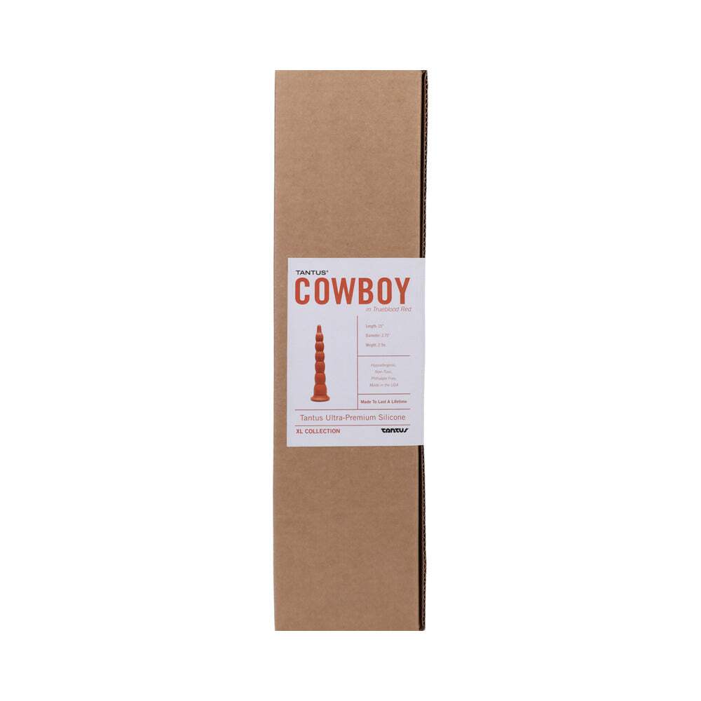 Dildo from Tantus in Red designed for anal sex with Her or Him
