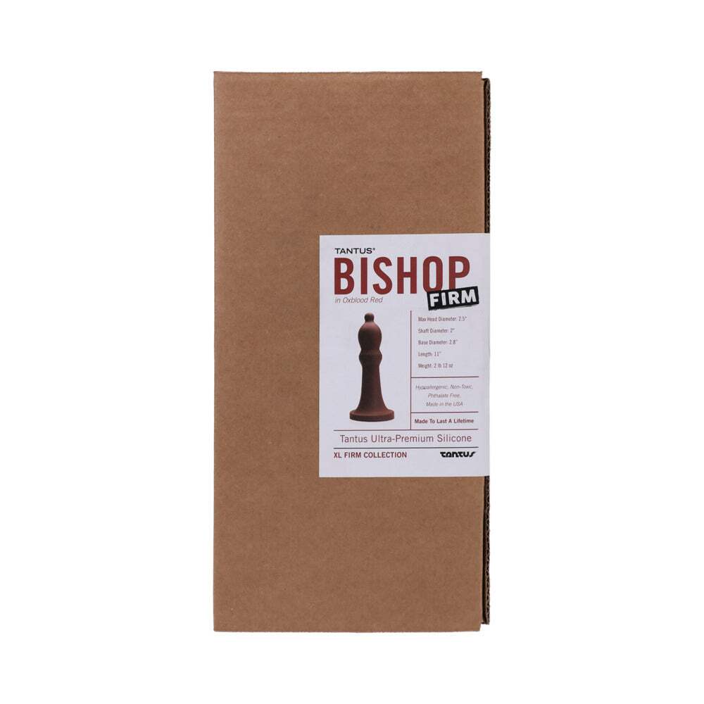 Dildo from Tantus in Wine Red Burgundy designed for anal sex with Her or Him