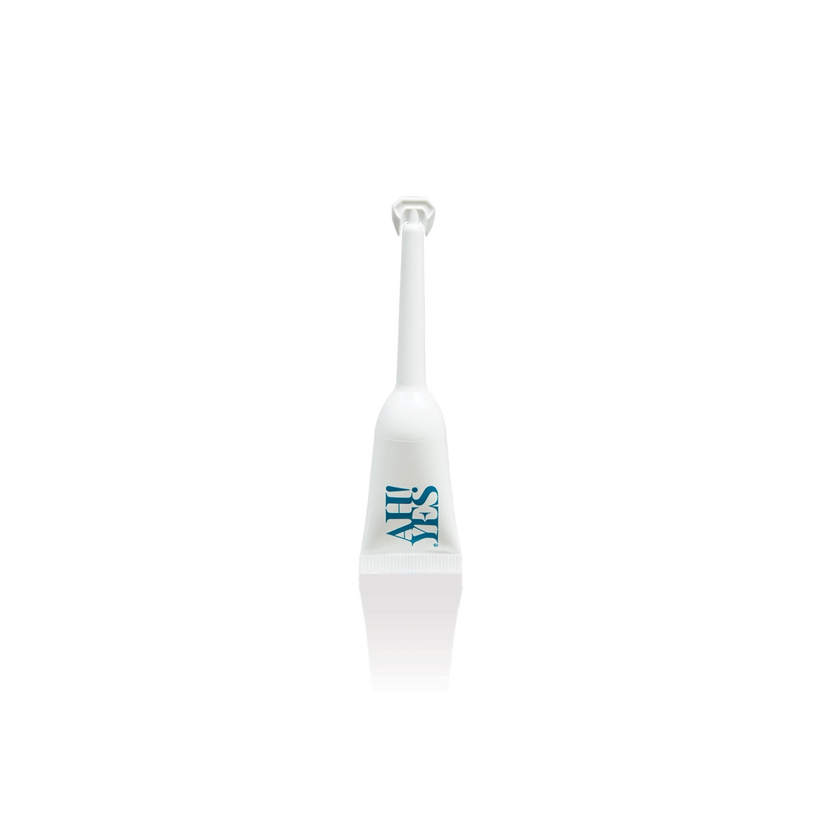 Bottle of  Water Based Lube AH! YES showing clean, lightweight formula