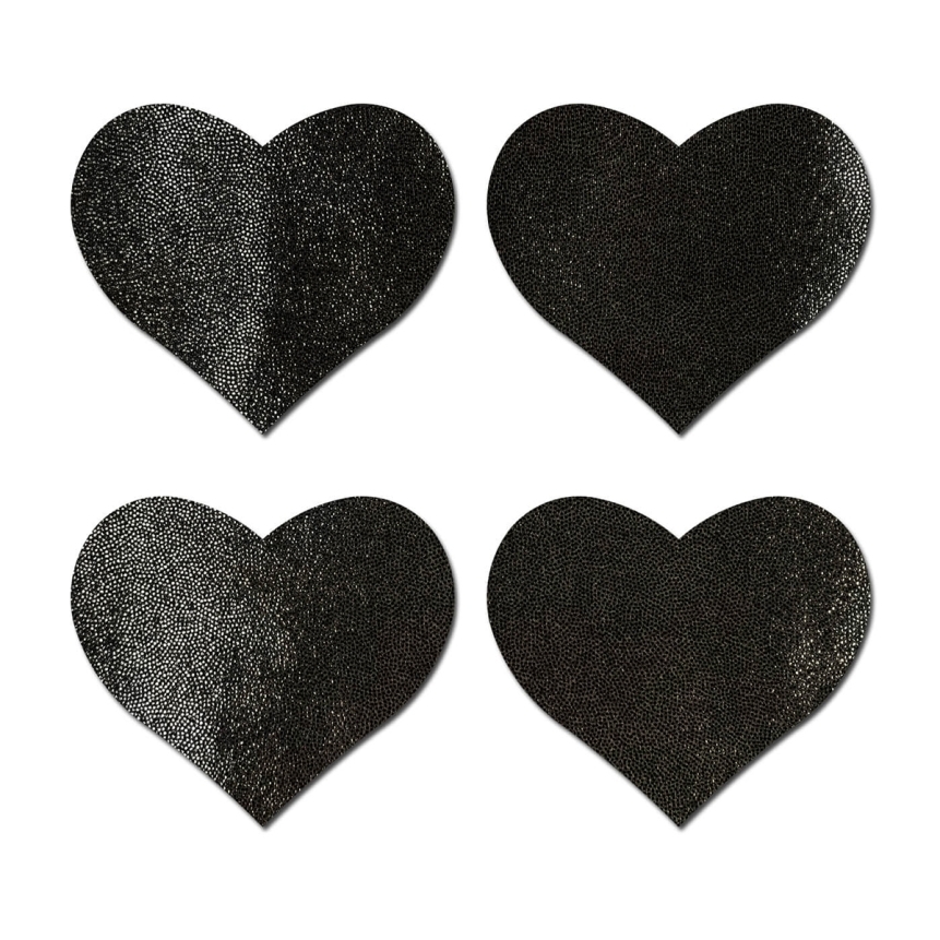Feel sexy wearing sexy nipple covers  petite hearts black! Wearing petite hearts black nipples covers by pastease can be fun and sexy!