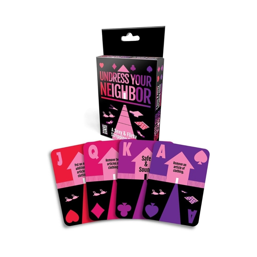 Buy  undress your neighbor card game book for her.