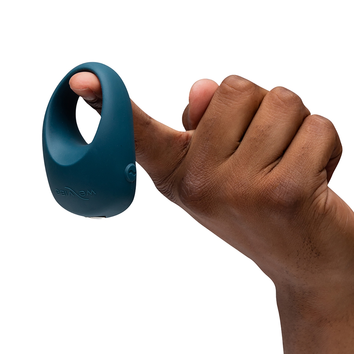 Fully assembled  We-Vibe vibrator with smooth exterior