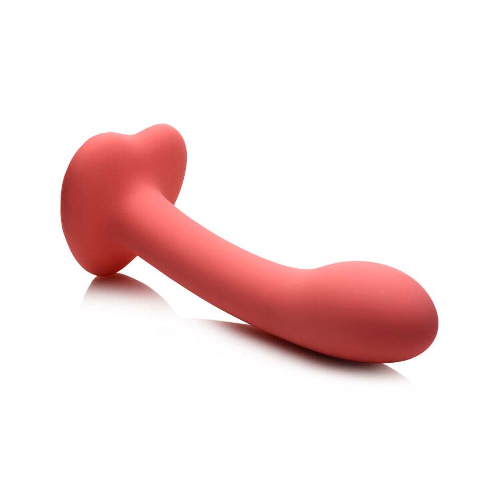 7 inch Dildo by Curve&nbsp;Novelties in Light Pink shown for pegging Her or Him