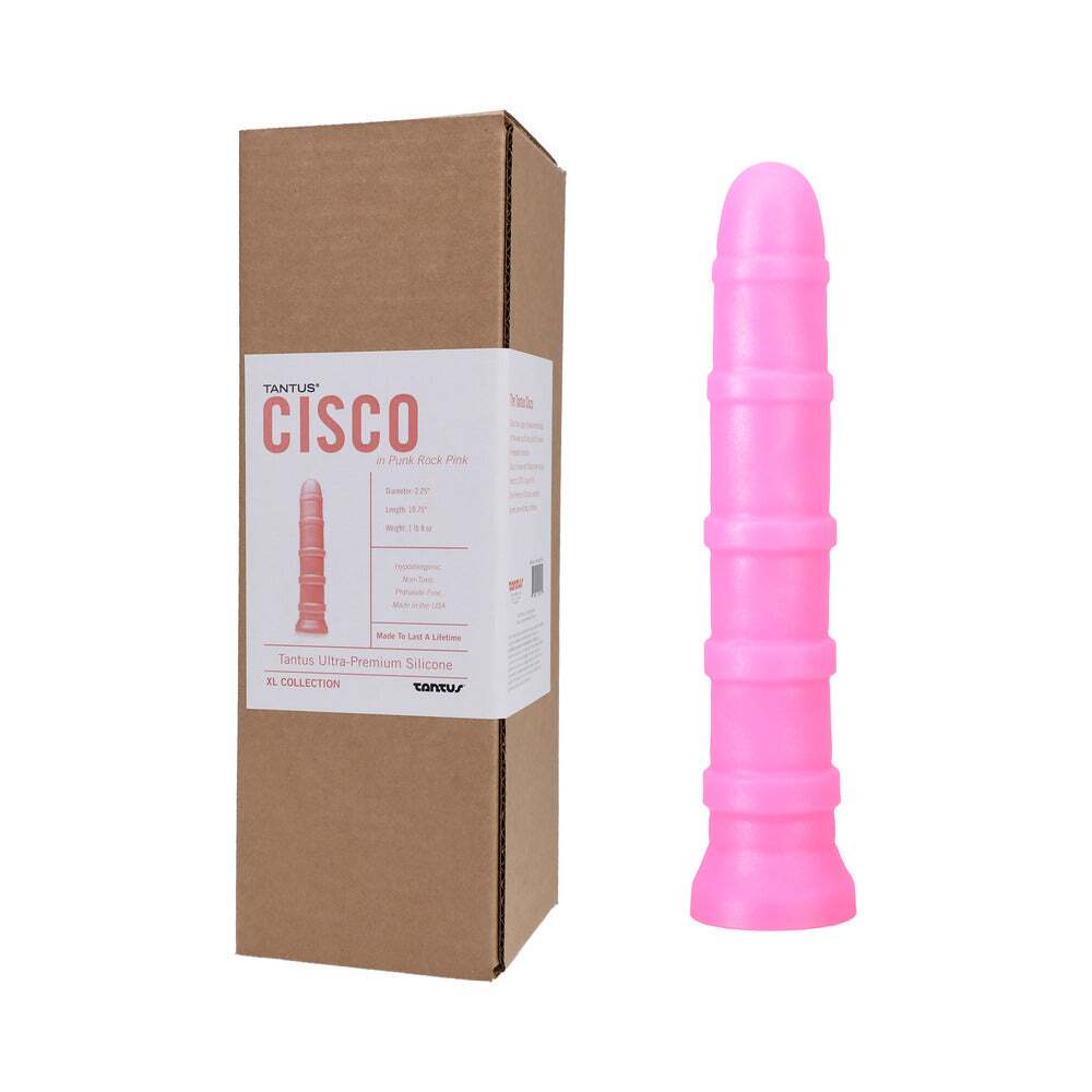 Dildo by Tantus in Light Pink shown for use by Her or Him