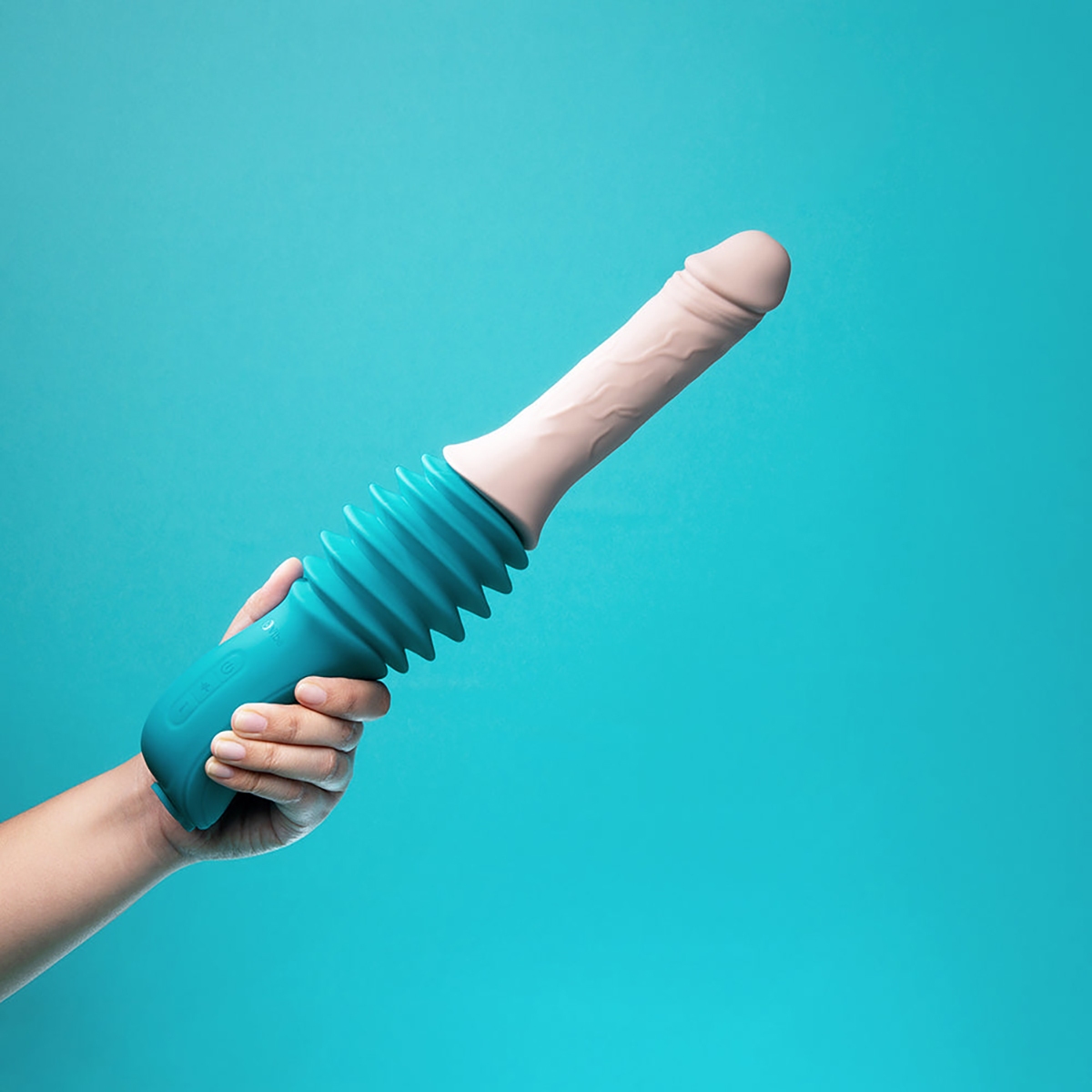 Close-up of the  B-Vibe vibrator for texture detail