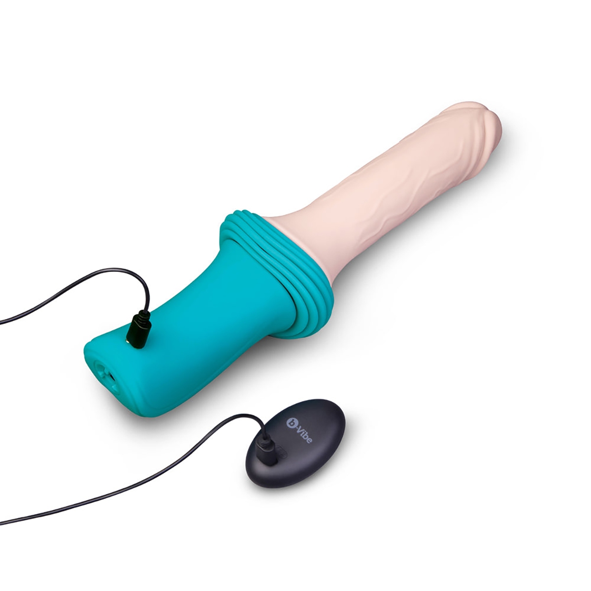 Angled view of the  B-Vibe vibrator designed for intimate use