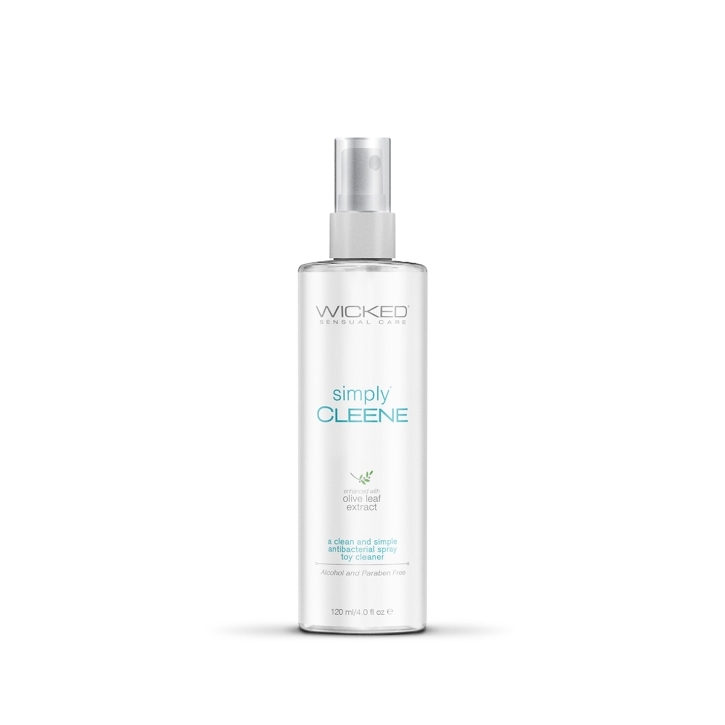 Best Wicked Simply Cleene Antibacterial Toy Cleaner 4oz sex toy cleaner by Wicked Sensual Care