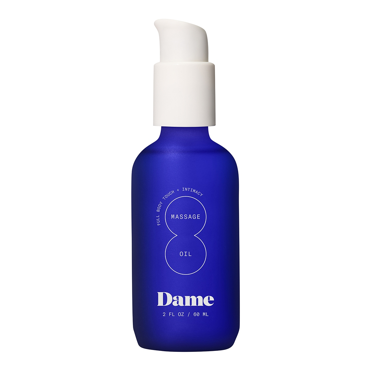 Bottle of  Vegan Lube Dame Products showing plant-powered formula