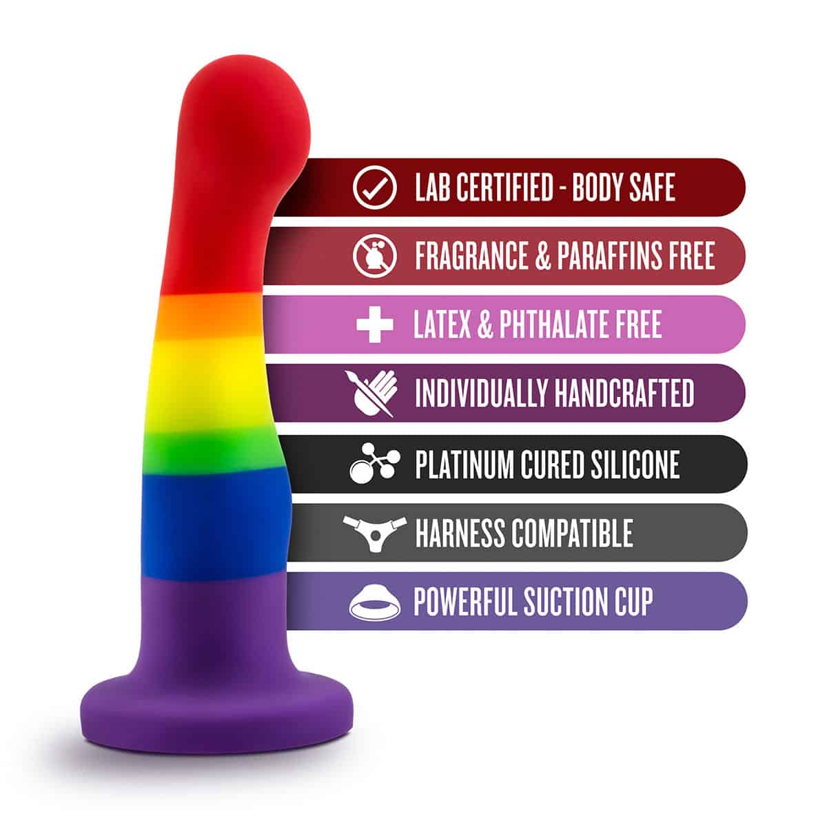 Avant Pride P1 Freedom dildo made by Avant on sale at herVibrators.com