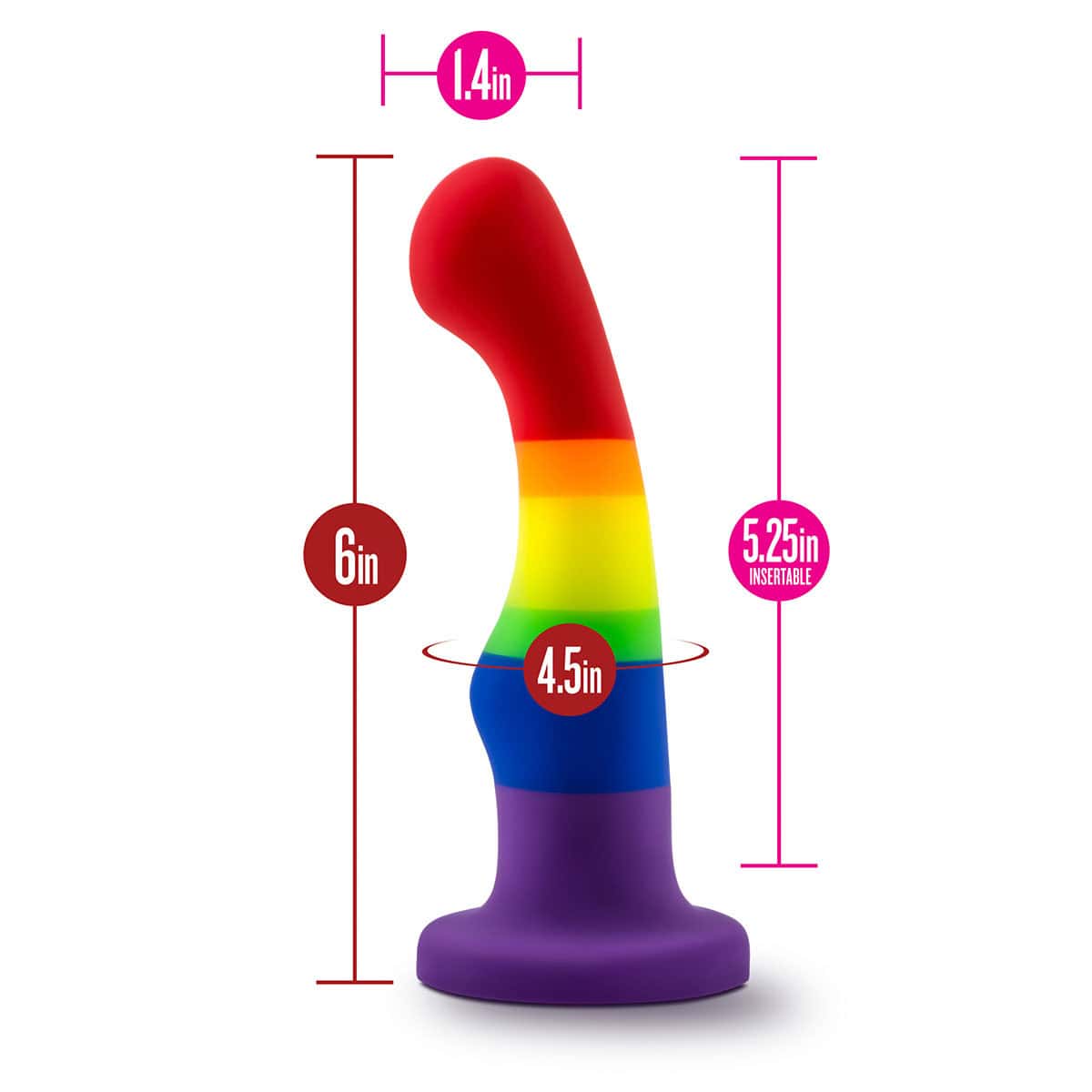 Avant Pride P1 Freedom dildo made by Avant on sale at herVibrators.com