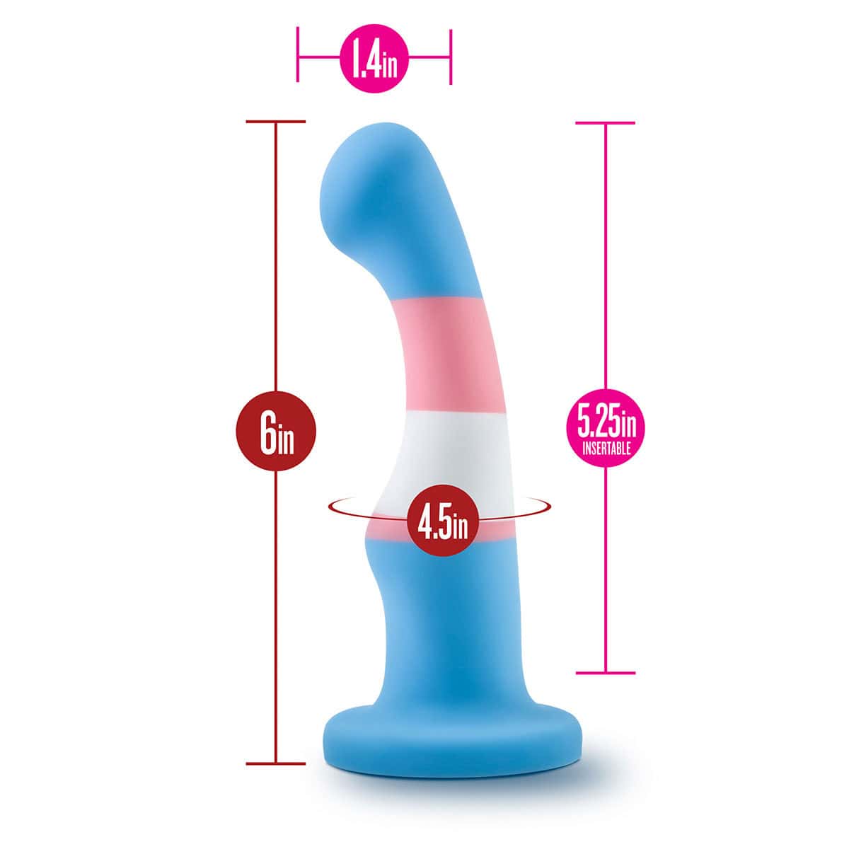 Avant Pride P2 True Blue dildo made by Avant on sale at herVibrators.com