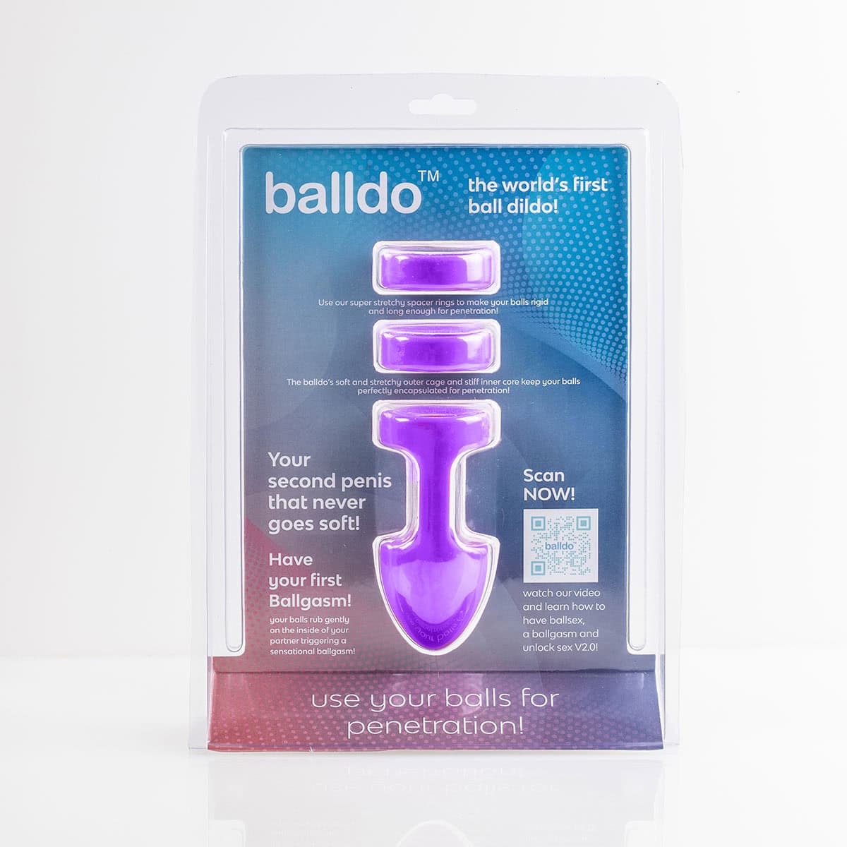 Balldo Set Purple Waterproof dildo stabilizers are made by Balldo and are found on sale at herVibrators.com often.