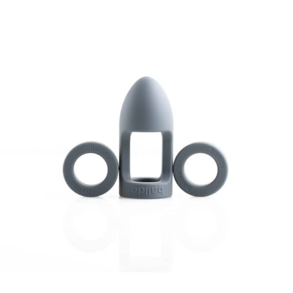 Balldo Set Steel Grey Waterproof dildo stabilizers are made by Balldo and are found on sale at herVibrators.com often.