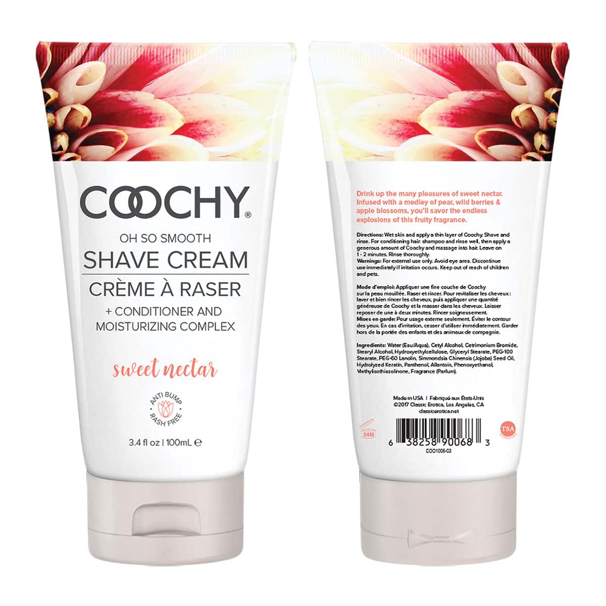 Best Coochy Shave Cream 3.4oz - Sweet Nectar her care Coochy shave on sale at herVibrators.com.