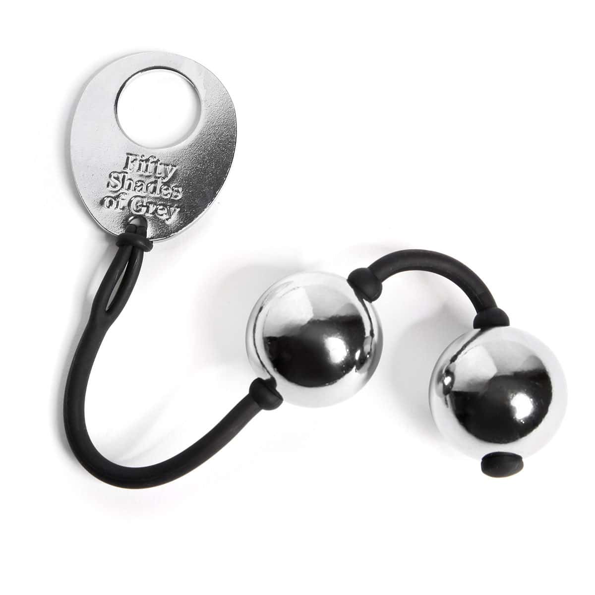 Buy Fifty Shades Inner Goddess Silver Metal Pleasure Balls kegel exercise device for pelvic floor muscle strengthening.