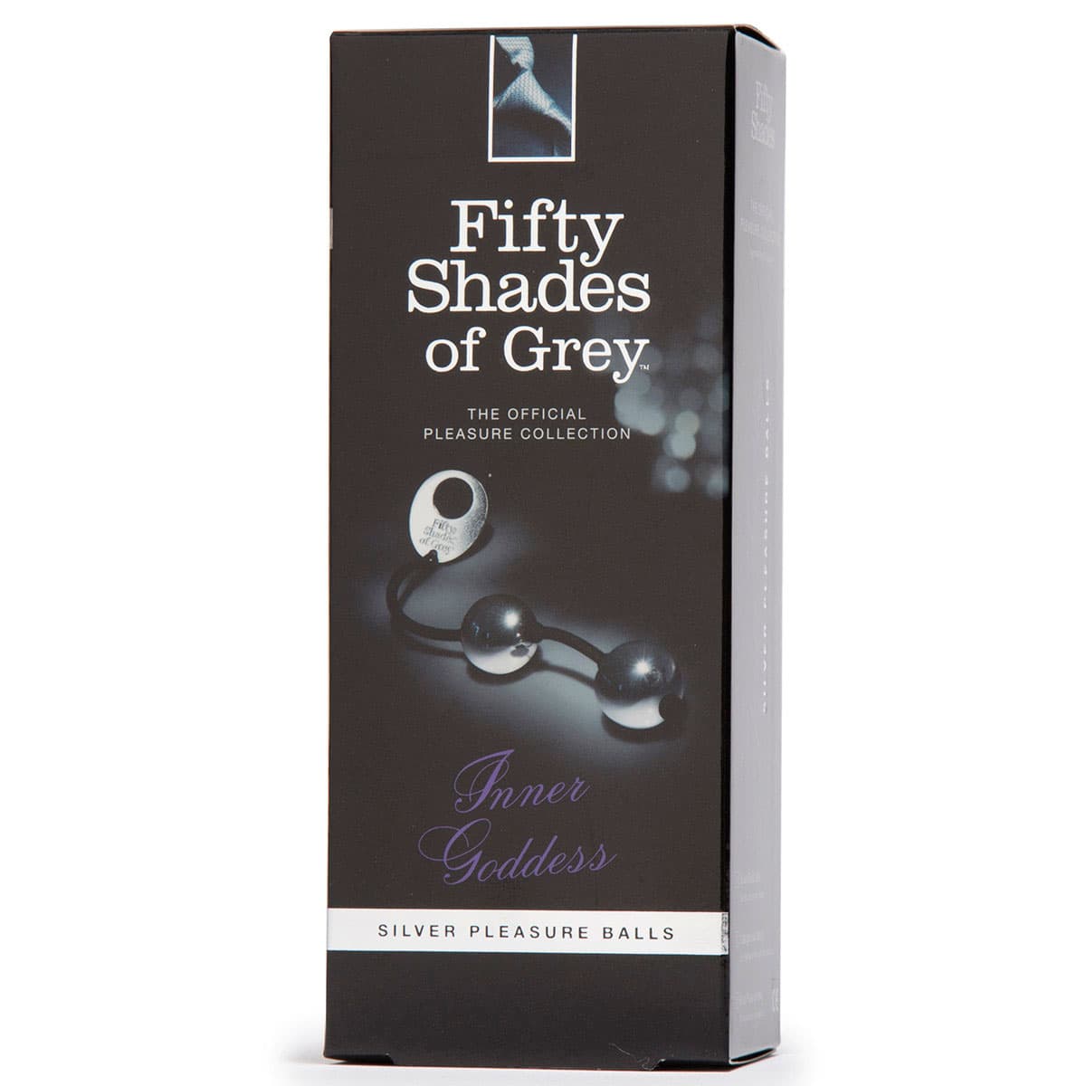 Buy Fifty Shades Inner Goddess Silver Metal Pleasure Balls kegel exercise device for pelvic floor muscle strengthening.