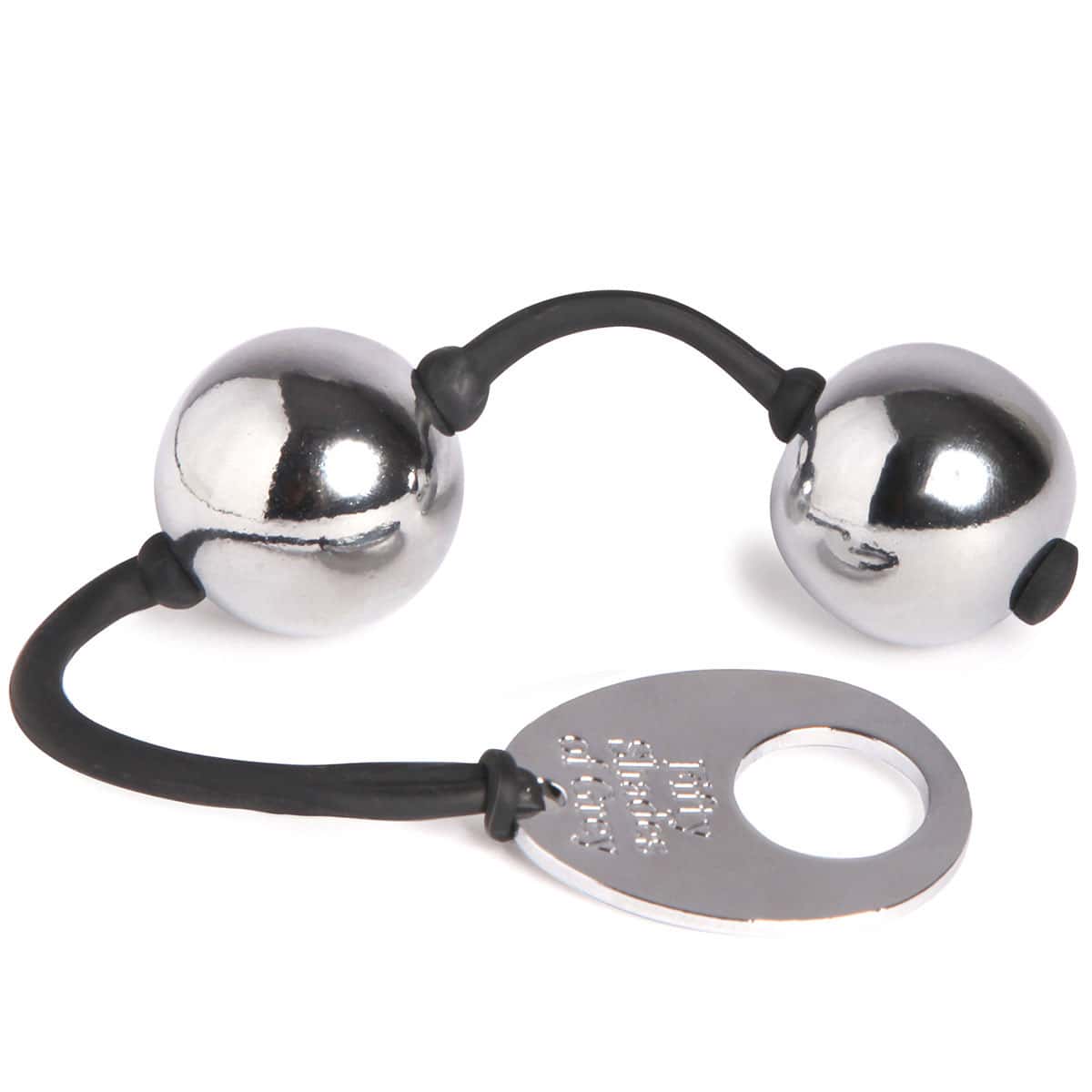 Buy Fifty Shades Inner Goddess Silver Metal Pleasure Balls kegel exercise device for pelvic floor muscle strengthening.