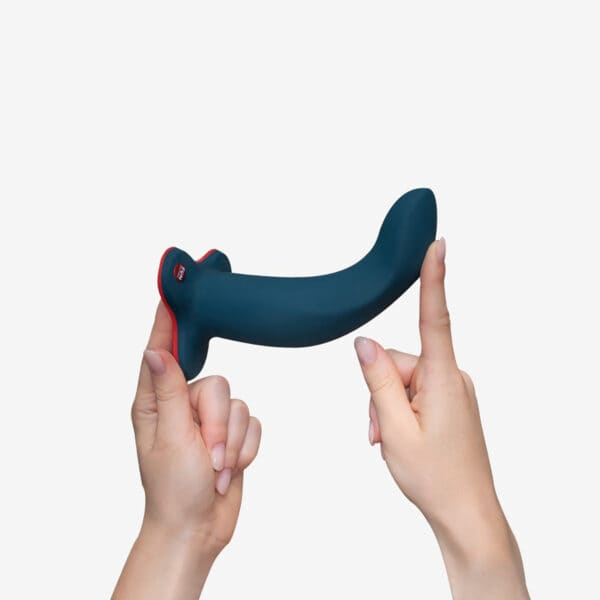 Fun Factory Limba Flex L Velvet Blue dildo made by Fun Factory on sale at herVibrators.com