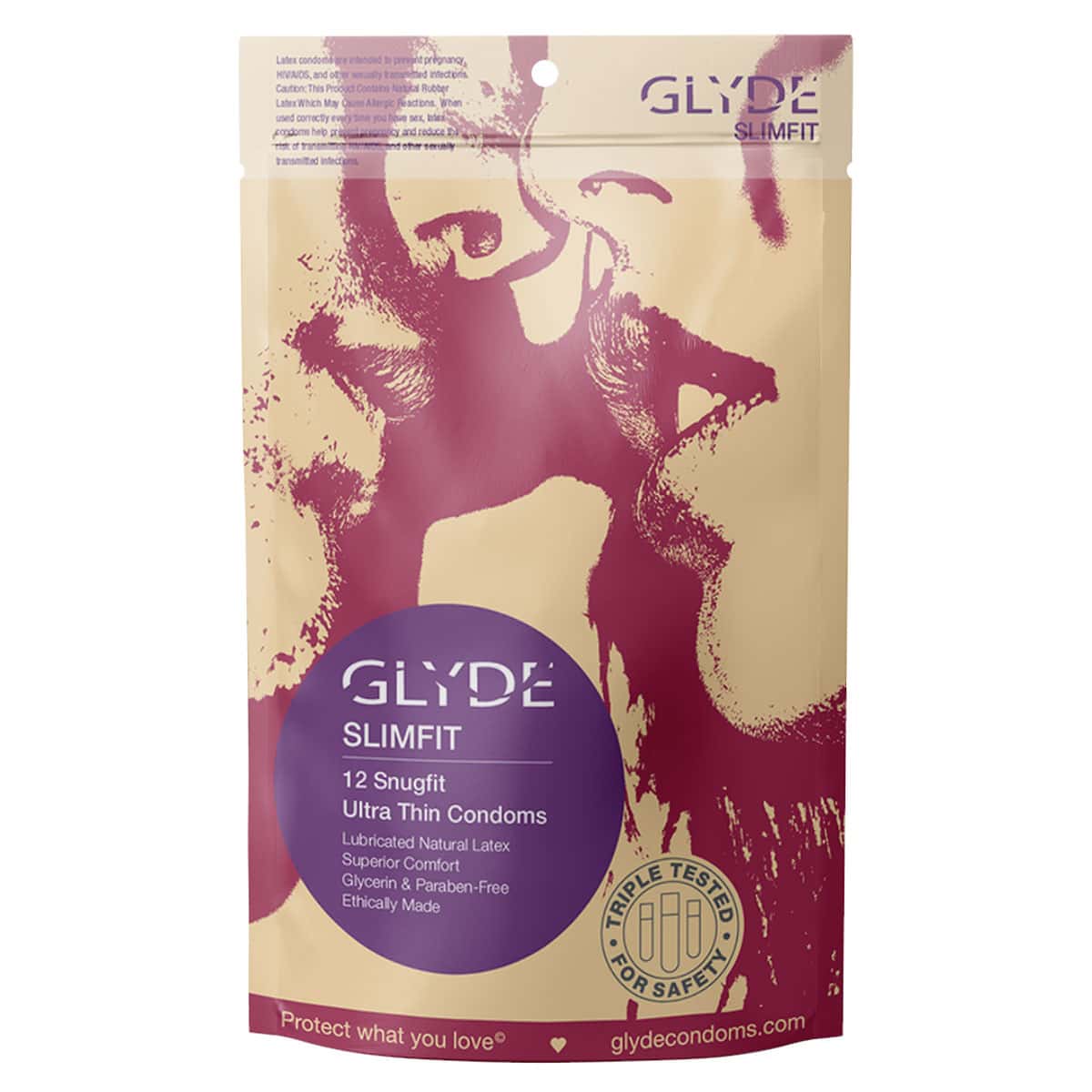 Best Glyde Slimfit Condoms 12pk her care Glyde condoms on sale at herVibrators.com.