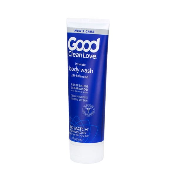 Good Clean Love Men's Intimate Body Wash 8oz intimate cleansers and personal cleansing care by Good Clean Love.