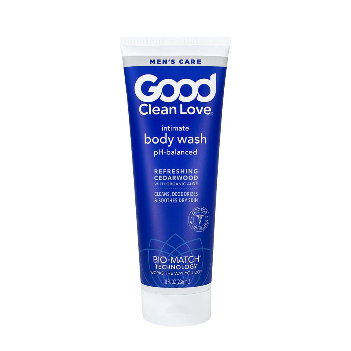 Good Clean Love Men's Intimate Body Wash 8oz intimate cleansers and personal cleansing care by Good Clean Love.