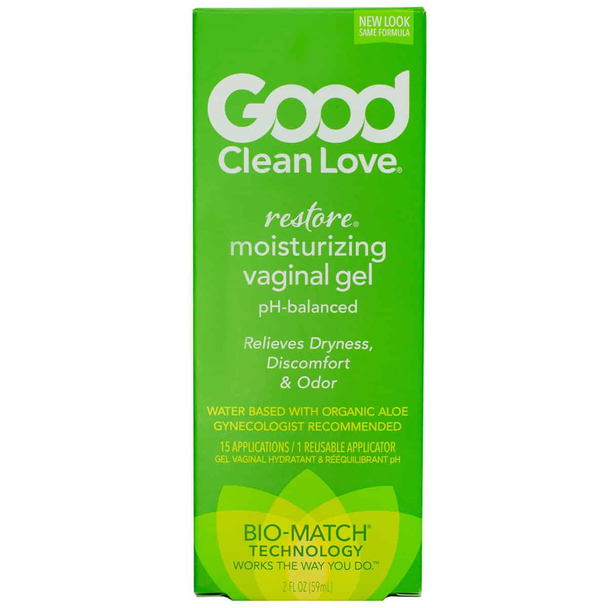 Best plant-based Good Clean Love Restore Moisturizing Lubricant 2oz personal lubricant by Good Clean Love on sale at herVibrators.com.