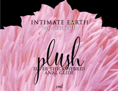 Buy and try intimate earth plush hybrid anal glide 3ml foil single hybrid personal lubricant by intimate earth.