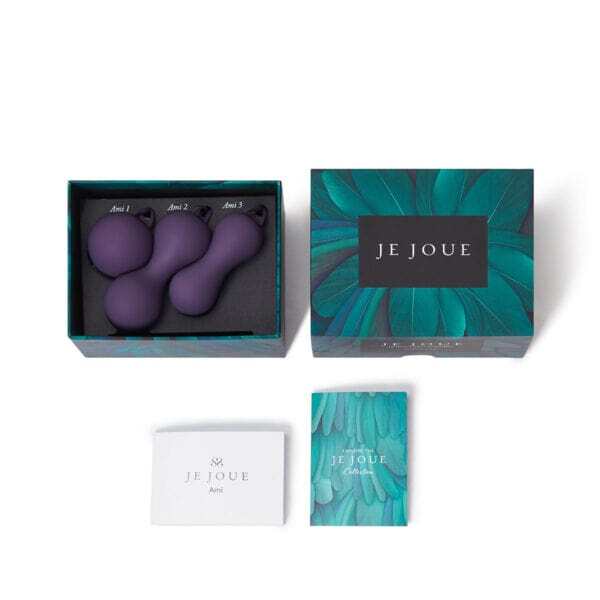 Buy Je Joue Ami Kegel Ball Set Purple kegel exercise device for pelvic floor muscle strengthening.