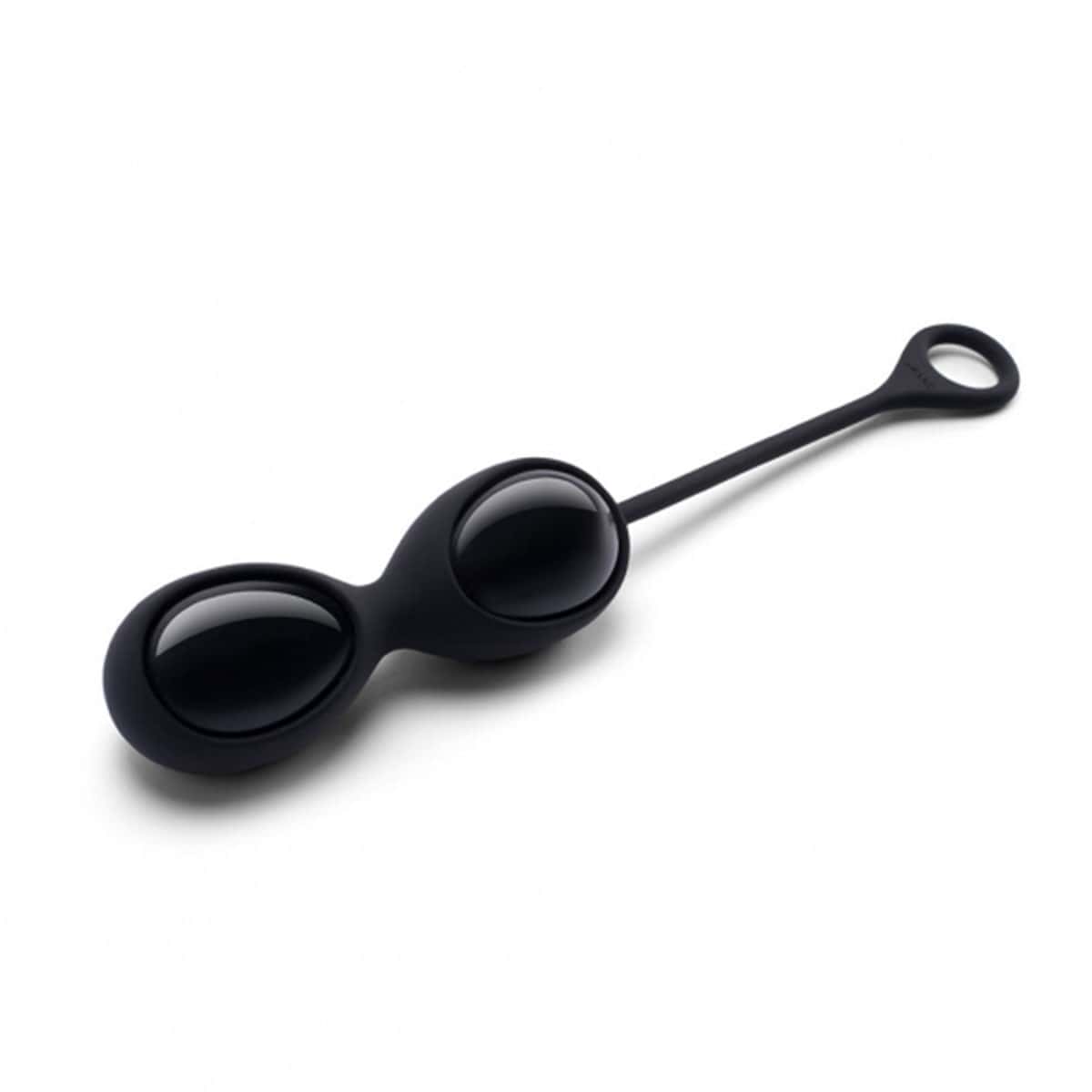 Buy Le Wand Crystal Yoni Eggs Black Obsidian kegel exercise device for pelvic floor muscle strengthening.