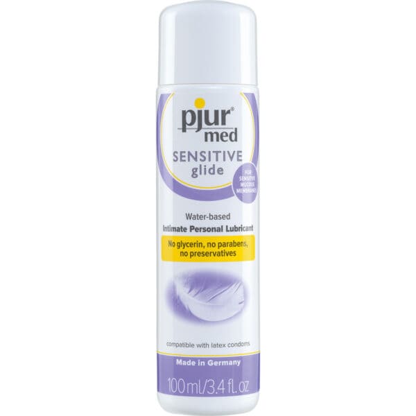 Buy and try Pjur Med Sensitive Glide 100ml water based lubricant by Pjur for your next sexual encounter with her.