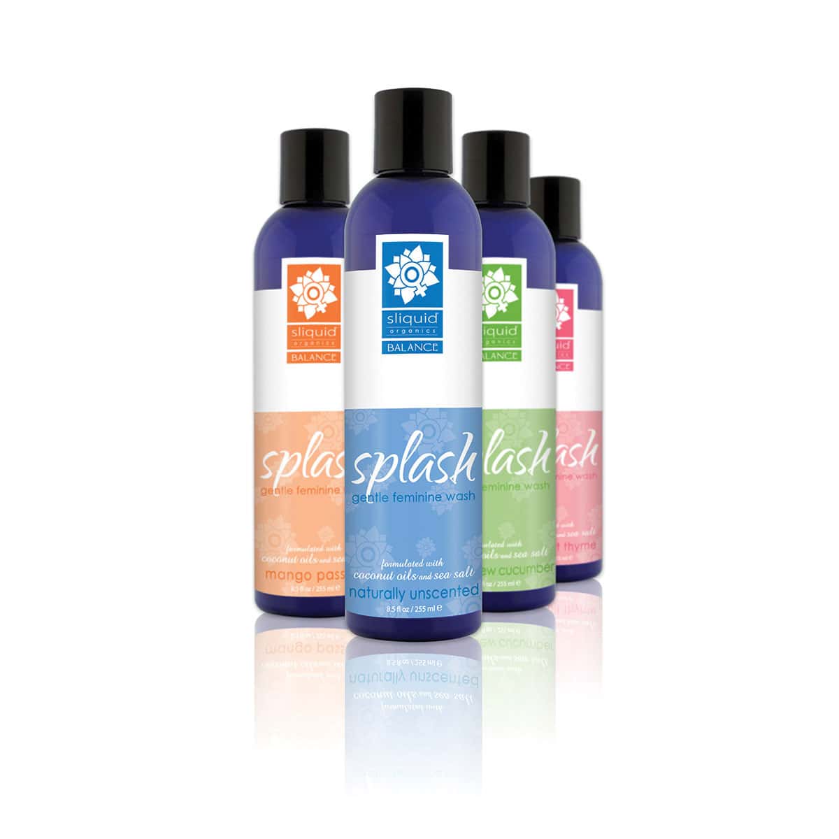 Sliquid Splash 8.5oz - Natural intimate cleansers and personal cleansing care by Sliquid.