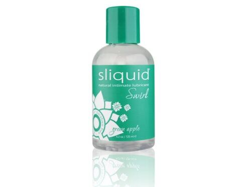 Sliquid swirl 4. 2oz - green apple flavored lubricant by sliquid for yummy sex.