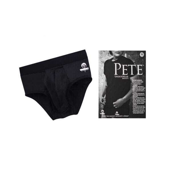 Best SpareParts Pete Contoured Briefs - Medium dildo panties made by SpareParts HardWear on sale at herVibrators.com