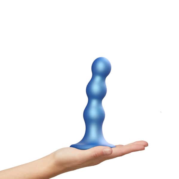 Strap On Me Balls Plug Dil Blue Medium dildo made by Strap-On-Me on sale at herVibrators.com