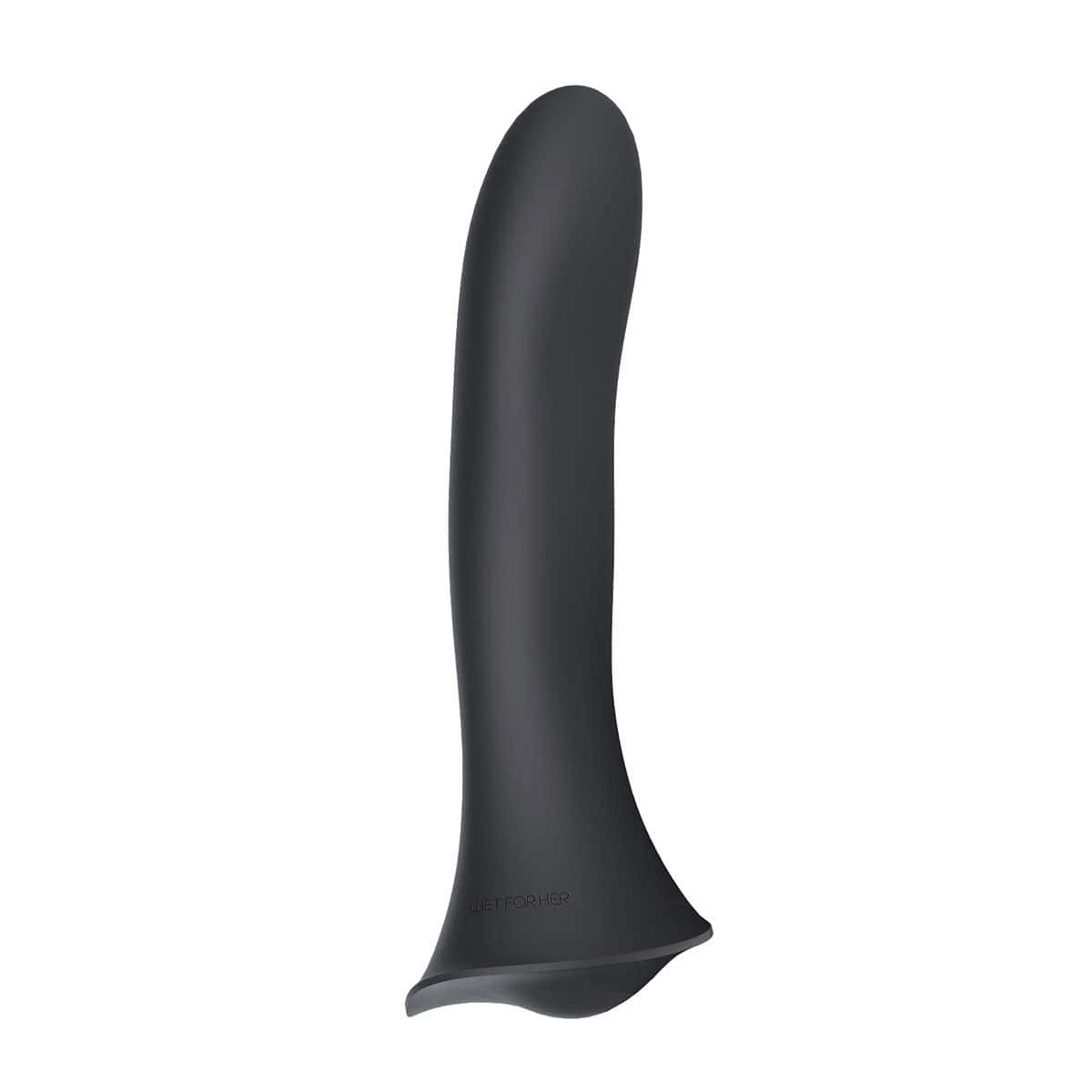 Wet for Her Fusion Dil Medium Noir Black dildo made by Wet For Her on sale at herVibrators.com