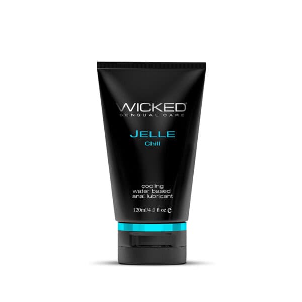 Buy and try Wicked Aqua Jelle Chill 4oz  Anal Lubricant during your next sexual encounter and anal sex.