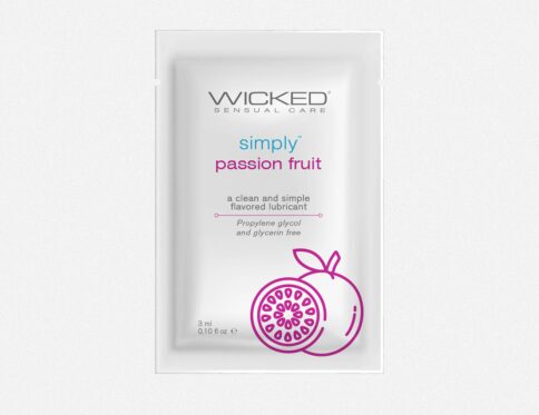 Buy and try wicked simply aqua packettes 144ct - passion fruit water based lubricant by wicked sensual care for your next sexual encounter with her.