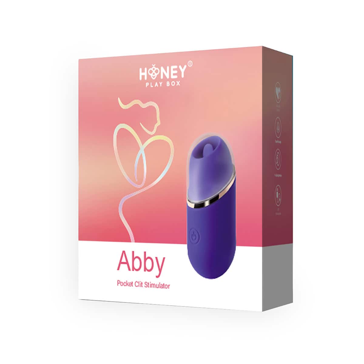 Buy a Abby Mini Clit Licking Vibrator  Purple vibrator.