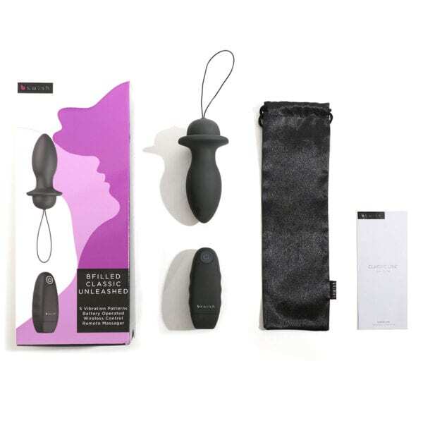 Buy a B Swish Bfilled Classic Unleashed  Black vibrator.