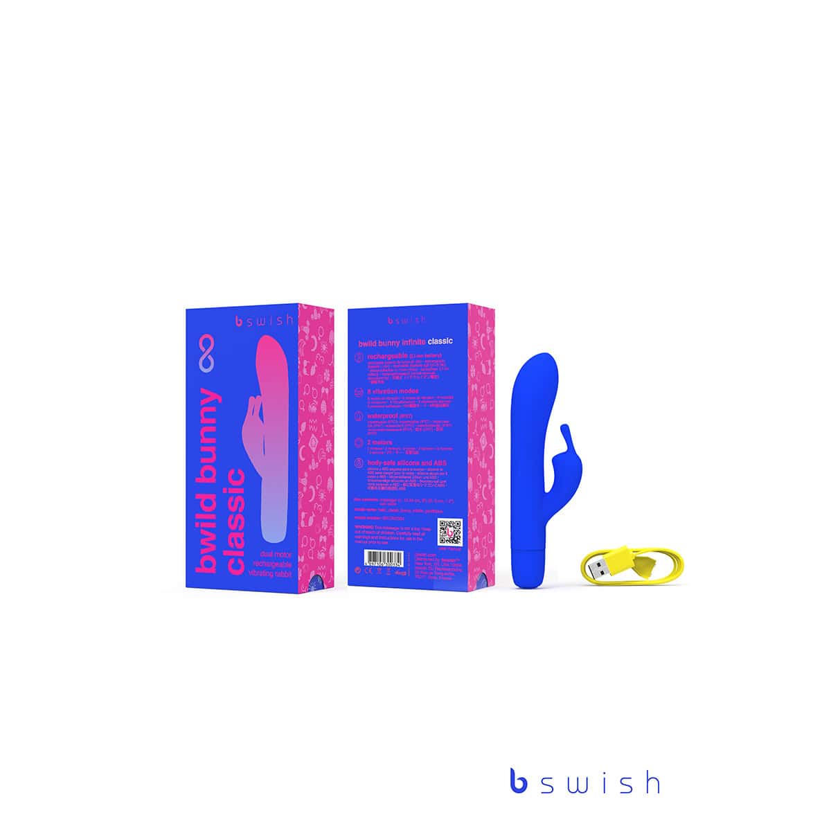 Buy a B Swish Bwild Classic Infinite Bunny  Pacific Blue vibrator.