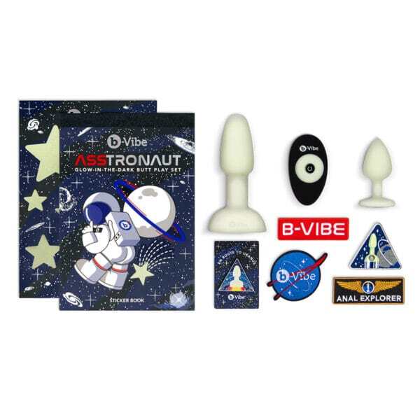 Buy a B-Vibe ASStronaut GlowintheDark Butt Play Set vibrator.