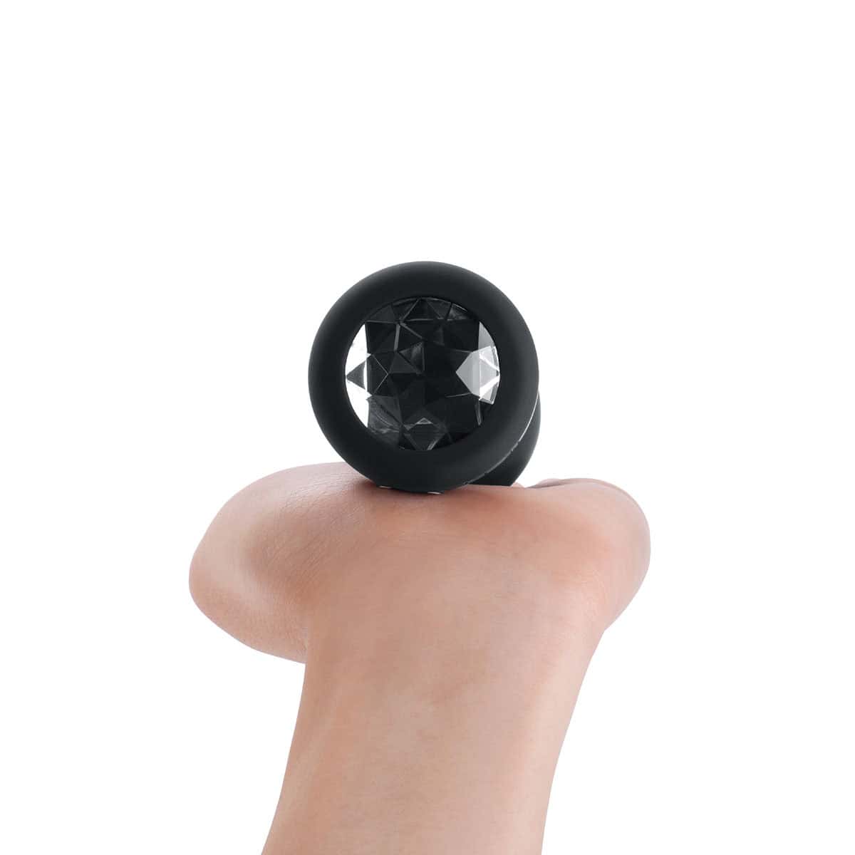 Buy a B-Vibe Vibrating Jewel Plug 2XL  Black vibrator.