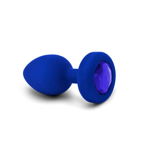 Buy a B-Vibe Vibrating Jewel Plug Large/XLarge  Blue Sapphire vibrator.