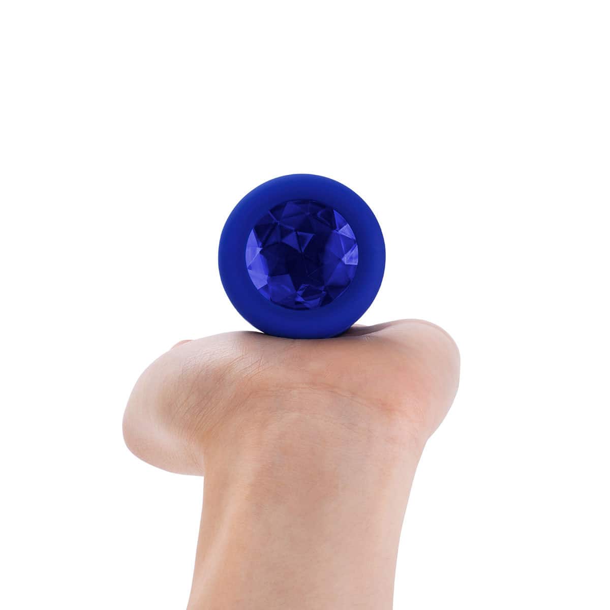 Buy a B-Vibe Vibrating Jewel Plug Large/XLarge  Blue Sapphire vibrator.