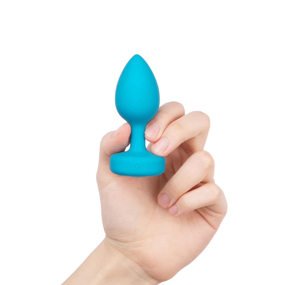 Buy a B-Vibe Vibrating Jewel Plug Small-Medium  Aqua vibrator.