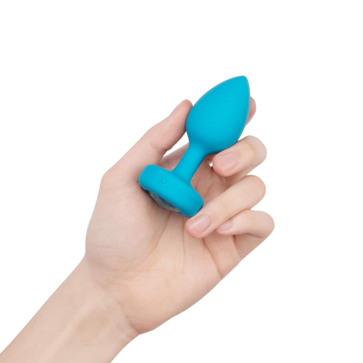 Buy a B-Vibe Vibrating Jewel Plug Small-Medium  Aqua vibrator.