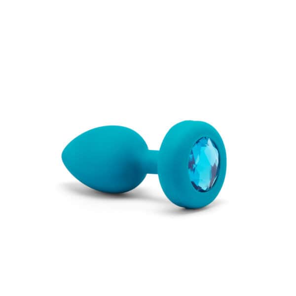 Buy a B-Vibe Vibrating Jewel Plug Small-Medium  Aqua vibrator.